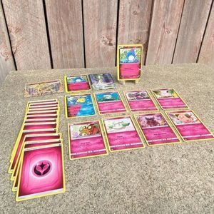 Fairy Type Pokemon Cards Collectible Bundle Granbull Cleffa Cottonee Gar…